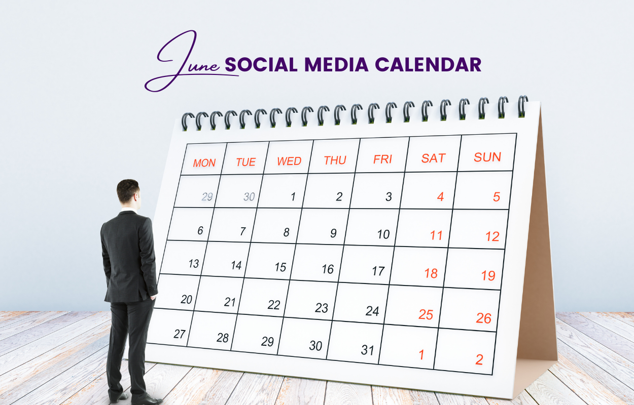 Social Media Calendar June 2022 Digital Marketing Manager