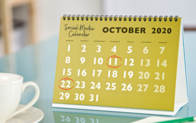 Social Media Calendar October 2022