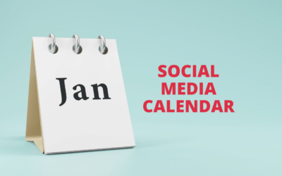Social Media Calendar January 2022