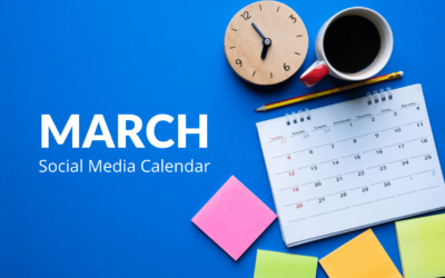 Social Media Calendar March 2022